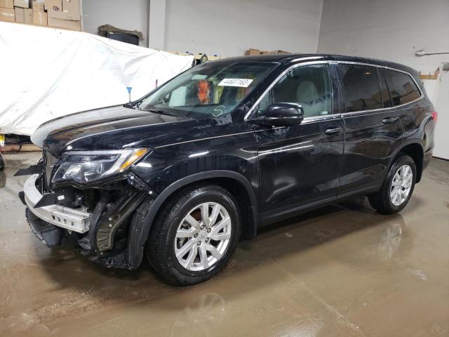 HONDA PILOT LX 2021 with VIN 5FNYF6H16MB017684 - Photo from auction