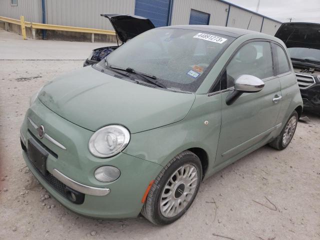 FIAT 500 LOUNGE 2013 with VIN 3C3CFFCR9DT684598 - Photo from auction