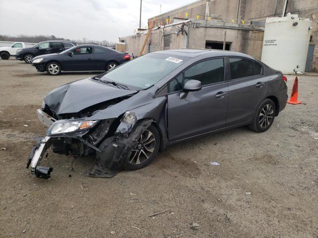 HONDA CIVIC EXL 2013 with VIN 19XFB2F94DE271713 - Photo from auction