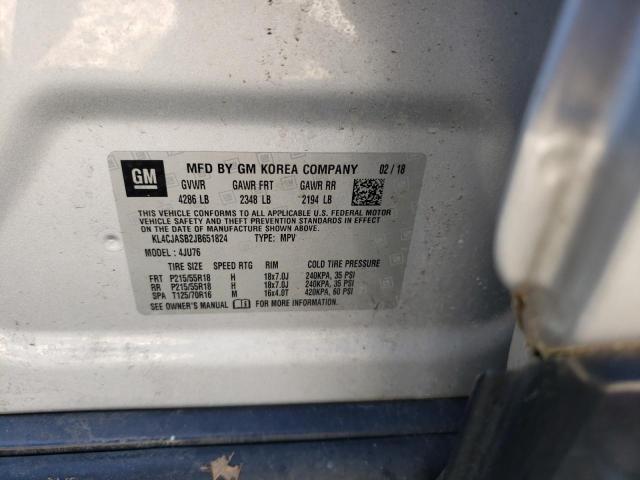 Photo 14 from auction – 2018 BUICK ENCORE PRE with VIN KL4CJASB2JB651824