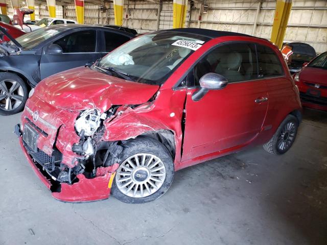 FIAT 500 LOUNGE 2013 with VIN 3C3CFFER9DT739600 - Photo from auction