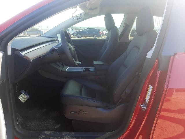 Photo 7 from auction – 2022 TESLA MODEL Y with VIN 7SAYGDEF5NF415328