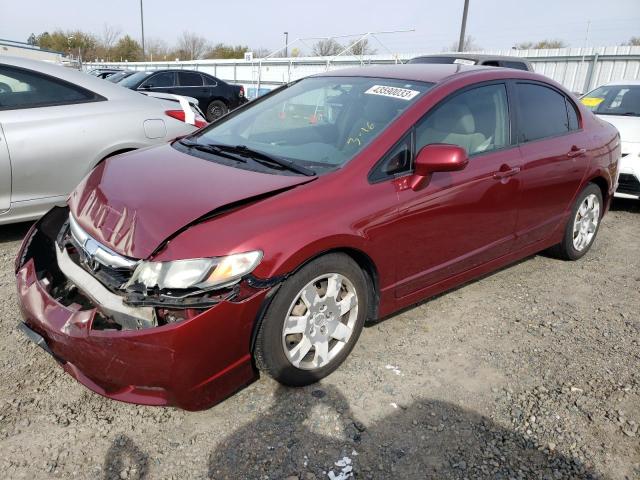 HONDA CIVIC LX 2011 with VIN 2HGFA1F57BH526884 - Photo from auction