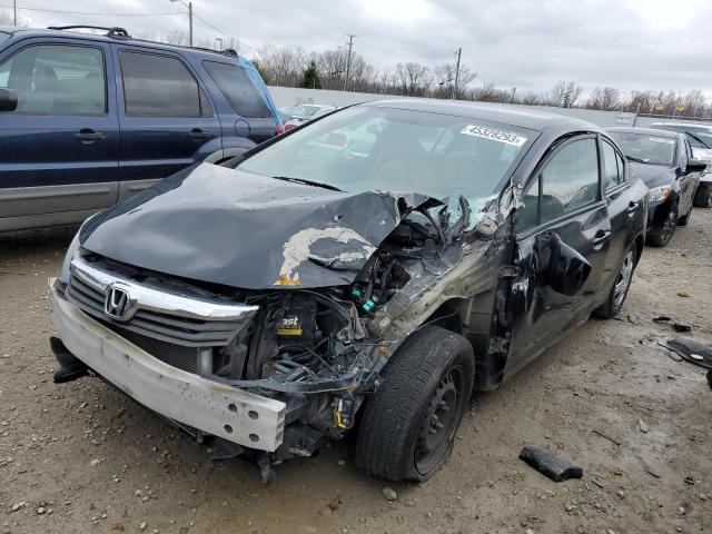 HONDA CIVIC LX 2012 with VIN 19XFB2F59CE088853 - Photo from auction