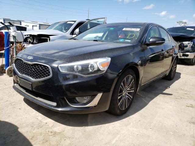 KIA CADENZA PR 2014 with VIN KNALN4D73E5125224 - Photo from auction