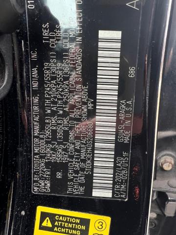 Photo 10 from auction – 2013 TOYOTA HIGHLANDER with VIN 5TDDK3EH4DS206680