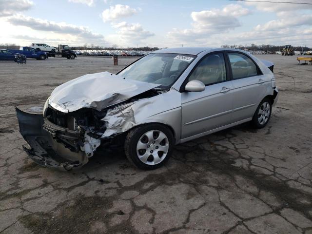 KIA SPECTRA EX 2008 with VIN KNAFE121285548262 - Photo from auction