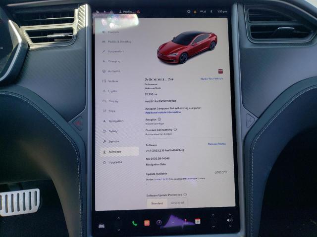 Photo 9 from auction – 2019 TESLA MODEL S with VIN 5YJSA1E47KF332061