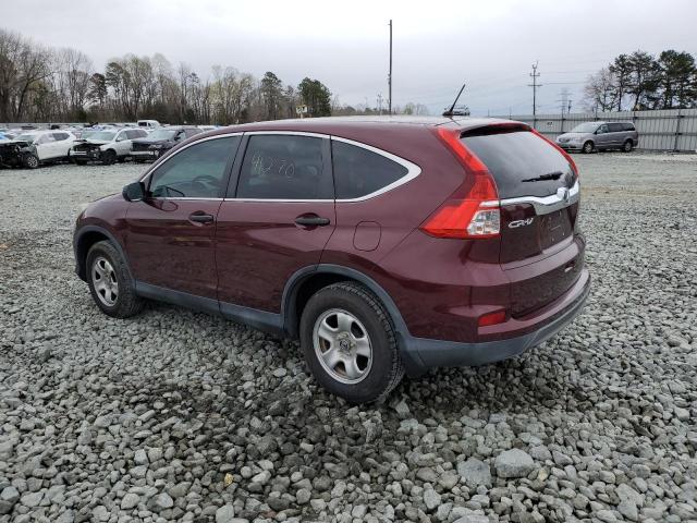 Photo 2 from auction – 2015 HONDA CR-V LX with VIN 2HKRM3H36FH524924