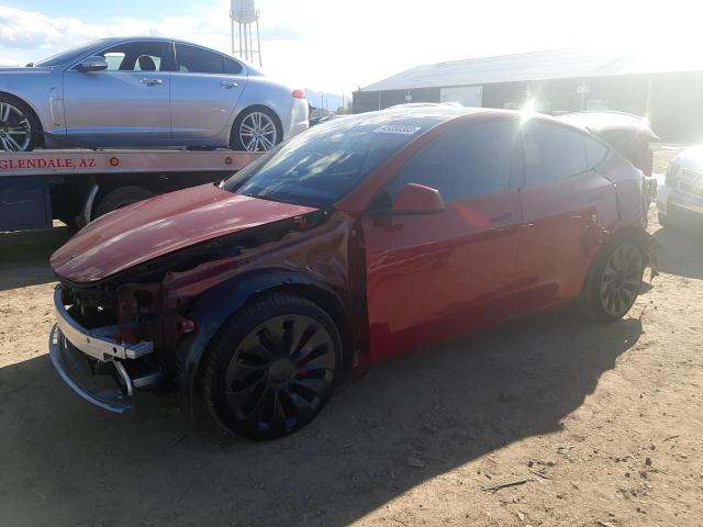 TESLA MODEL Y 2022 with VIN 7SAYGDEF5NF415328 - Photo from auction