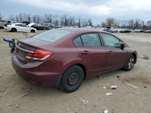Photo 3 from auction – 2015 HONDA CIVIC LX with VIN 19XFB2F5XFE200113