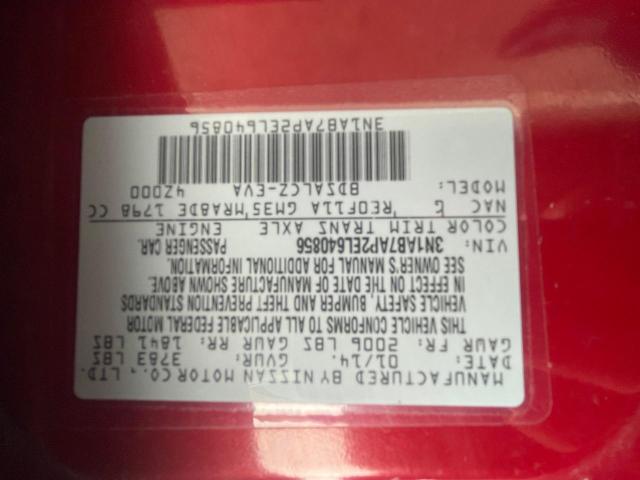 Photo 10 from auction – 2014 NISSAN SENTRA S with VIN 3N1AB7AP2EL640856