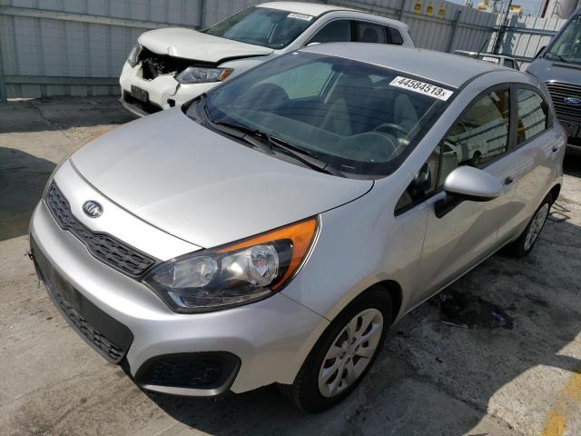 KIA RIO LX 2013 with VIN KNADM5A38D6137473 - Photo from auction