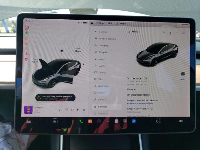Photo 9 from auction – 2018 TESLA MODEL 3 with VIN 5YJ3E1EB5JF103965
