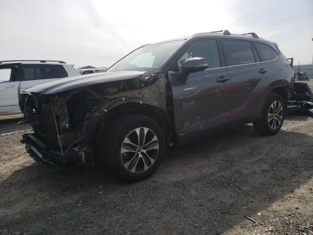TOYOTA HIGHLANDER 2020 with VIN 5TDHBRCH7LS504615 - Photo from auction
