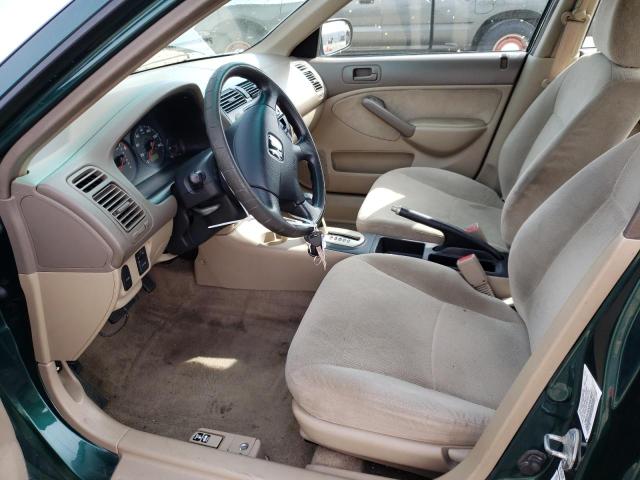 Photo 7 from auction – 2001 HONDA CIVIC LX with VIN 2HGES16551H606644