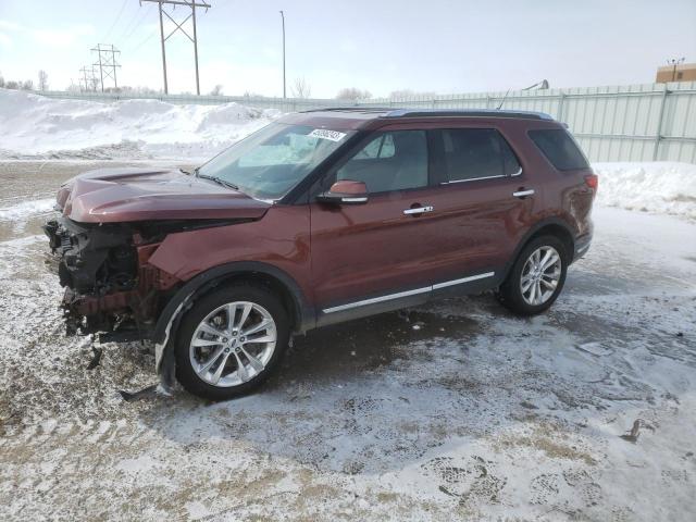 FORD EXPLORER L 2018 with VIN 1FM5K8F84JGB65601 - Photo from auction