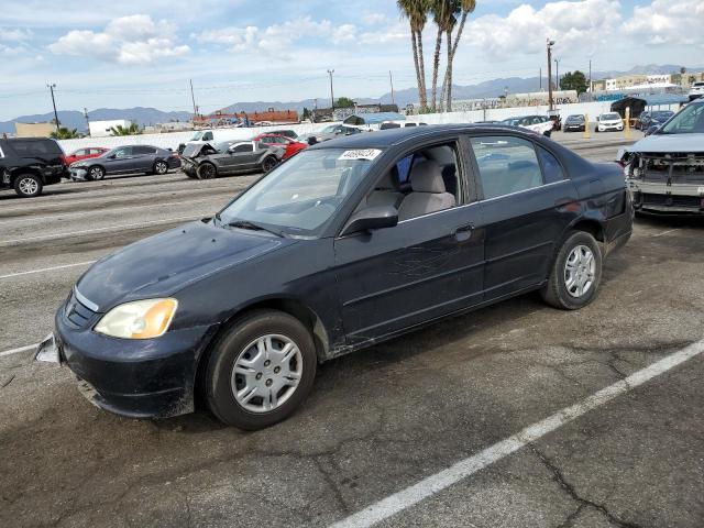 HONDA CIVIC LX 2002 with VIN 2HGES15512H585374 - Photo from auction