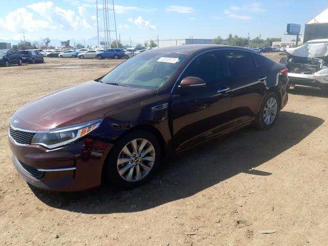 KIA OPTIMA 2018 with VIN 5XXGT4L36JG256145 - Photo from auction