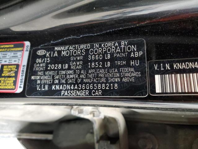Photo 10 from auction – 2016 KIA RIO EX with VIN KNADN4A36G6588218