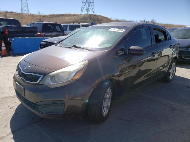 KIA RIO EX 2013 with VIN KNADN4A33D6130180 - Photo from auction