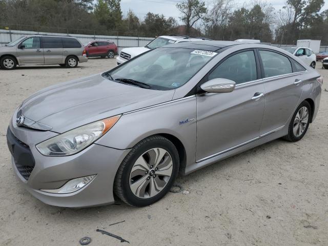 HYUNDAI SONATA HYB 2013 with VIN KMHEC4A44DA073292 - Photo from auction