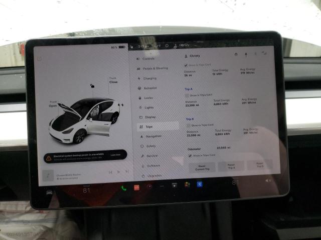 Photo 9 from auction – 2022 TESLA MODEL Y with VIN 7SAYGDEE5NF425218