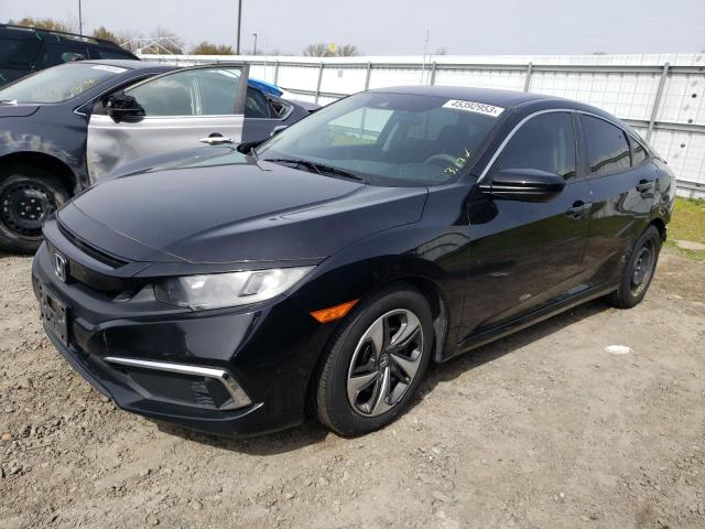 HONDA CIVIC LX 2019 with VIN 19XFC2F63KE203726 - Photo from auction