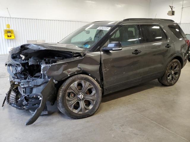 FORD EXPLORER S 2018 with VIN 1FM5K8GTXJGC07188 - Photo from auction