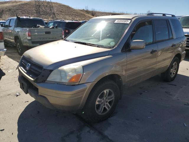 HONDA PILOT 2004 with VIN 2HKYF18624H550907 - Photo from auction