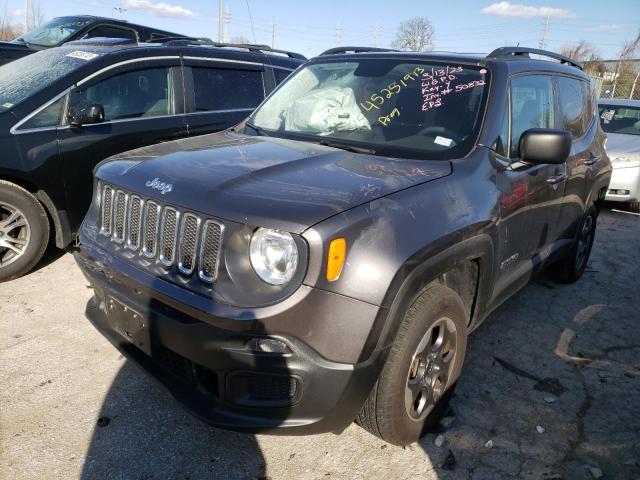 JEEP RENEGADE S 2016 with VIN ZACCJBAT5GPD60383 - Photo from auction