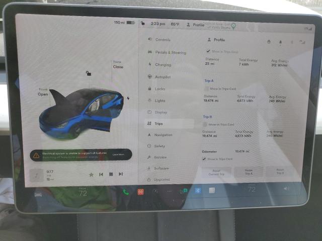Photo 9 from auction – 2021 TESLA MODEL 3 with VIN 5YJ3E1EA6MF871126