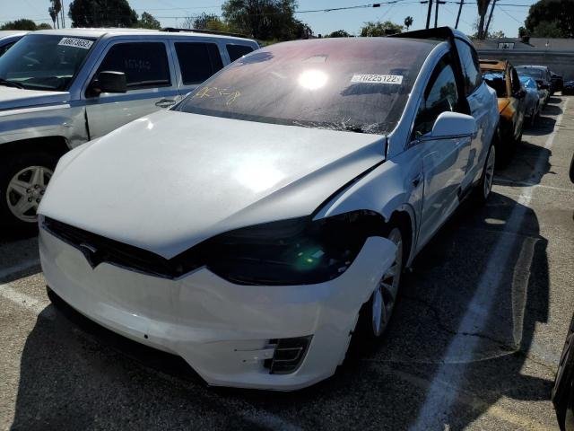 TESLA MODEL X 2016 with VIN 5YJXCDE27GF030146 - Photo from auction