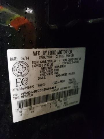 Photo 14 from auction – 2014 FORD EDGE LIMIT with VIN 2FMDK4KC0EBA92464