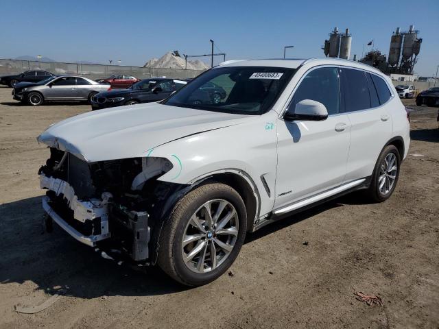 BMW X3 2018 with VIN 5UXTR9C50JLC80583 - Photo from auction