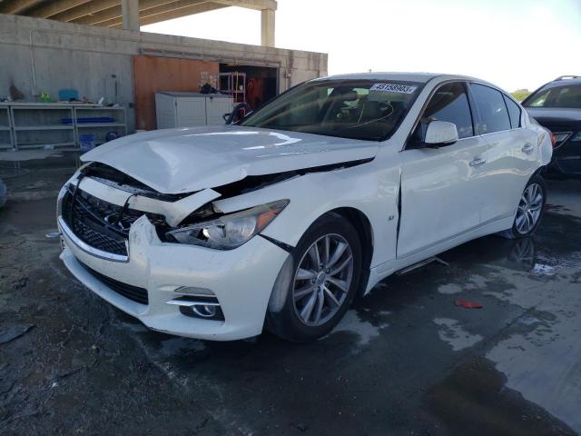 INFINITI Q50 2014 with VIN JN1BV7AP2EM681263 - Photo from auction