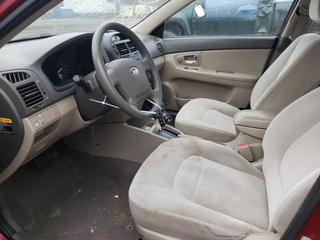 Photo 7 from auction – 2009 KIA SPECTRA EX with VIN KNAFE222X95661215