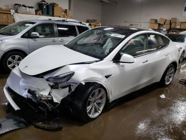 TESLA MODEL Y 2022 with VIN 7SAYGDEE5NF425218 - Photo from auction