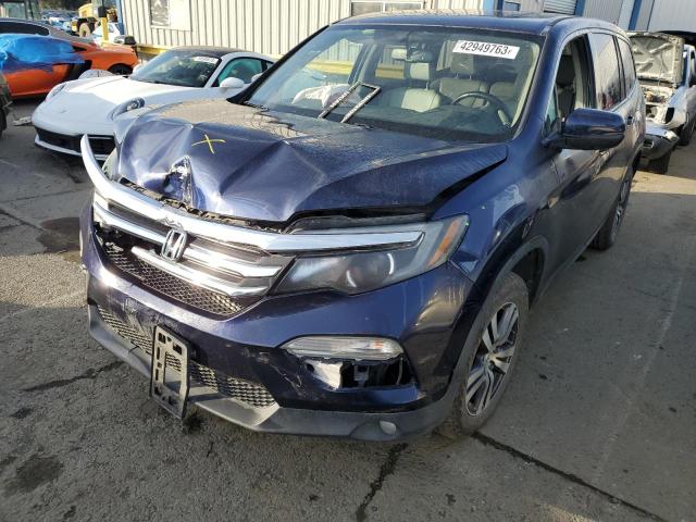 HONDA PILOT EXL 2017 with VIN 5FNYF5H53HB008699 - Photo from auction