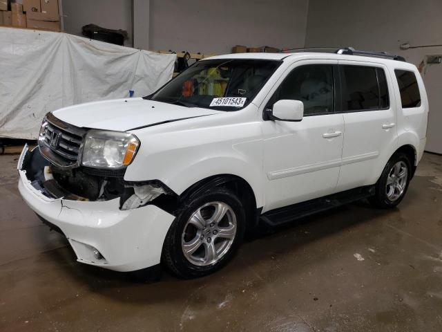 HONDA PILOT EXLN 2012 with VIN 5FNYF4H7XCB037735 - Photo from auction