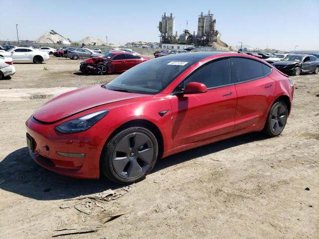 TESLA MODEL 3 2022 with VIN 5YJ3E1EBXNF237165 - Photo from auction