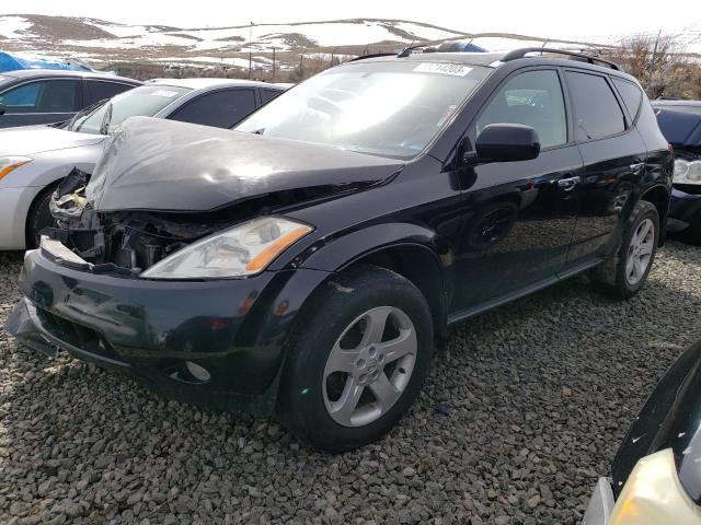 Photo 1 from auction – 2003 NISSAN MURANO SL with VIN JN8AZ08T63W121498