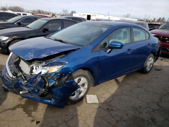 Photo 1 from auction – 2015 HONDA CIVIC LX with VIN 2HGFB2F5XFH557409