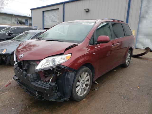 TOYOTA SIENNA XLE 2017 with VIN 5TDDZ3DC2HS146468 - Photo from auction