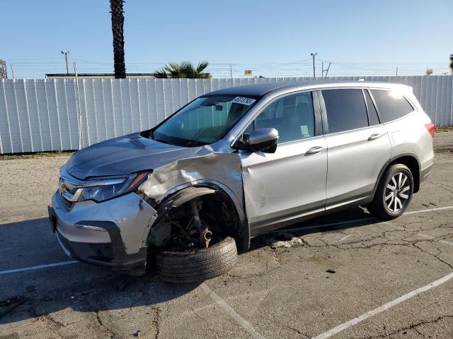 HONDA PILOT EX 2021 with VIN 5FNYF5H37MB009072 - Photo from auction