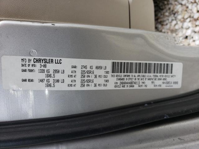 Photo 14 from auction – 2008 CHRYSLER TOWN & COU with VIN 2A8HR44H48R740113