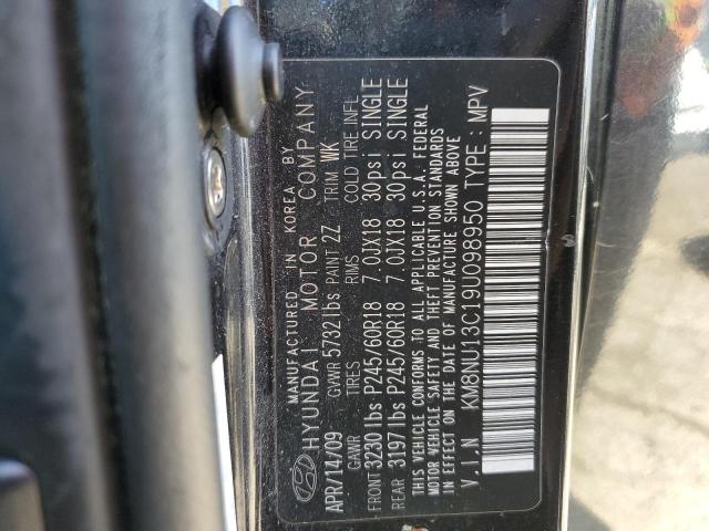 Photo 14 from auction – 2009 HYUNDAI VERACRUZ G with VIN KM8NU13C19U098950