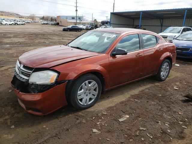 DODGE AVENGER SE 2012 with VIN 1C3CDZAB2CN199991 - Photo from auction