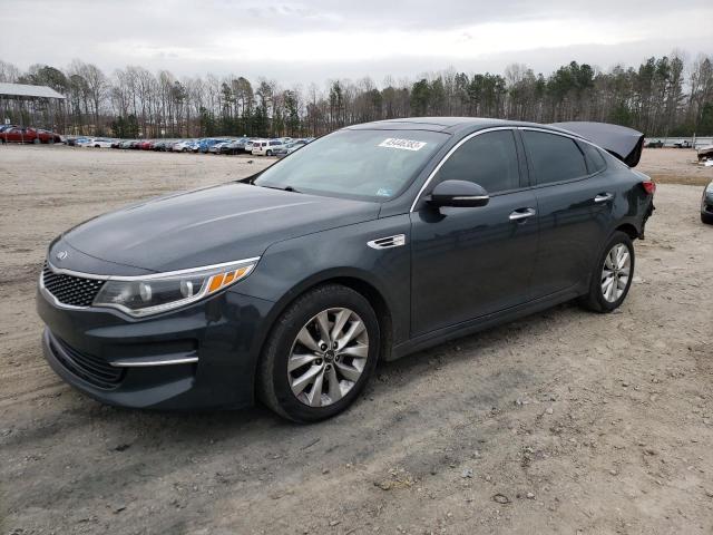 KIA OPTIMA EX 2016 with VIN 5XXGU4L32GG098702 - Photo from auction