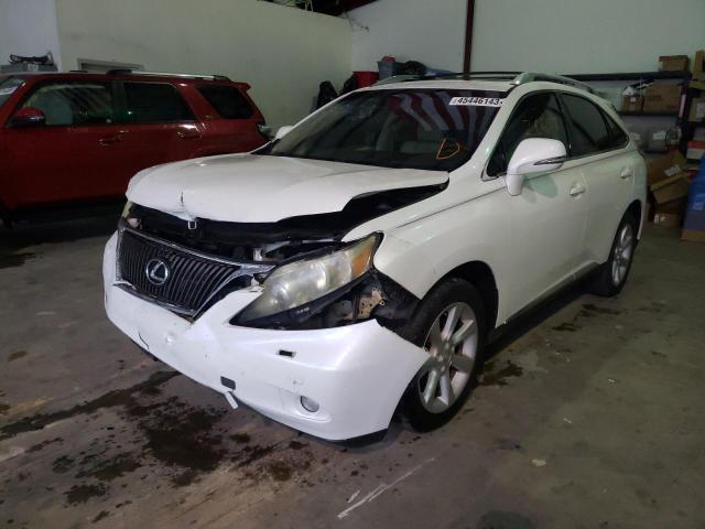 LEXUS RX 350 2010 with VIN JTJZK1BA0A2402486 - Photo from auction